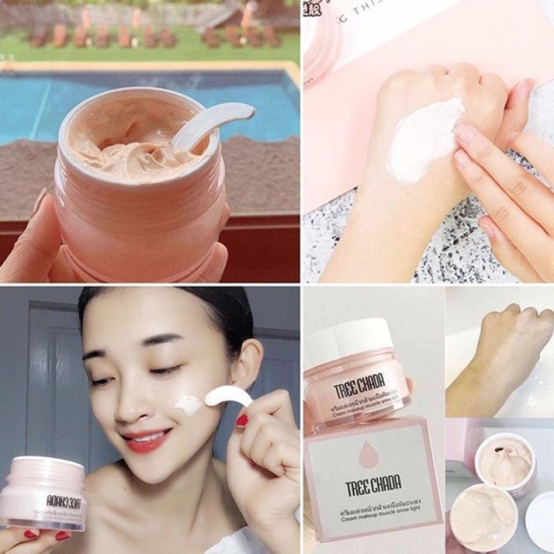 Kem Makeup Nâng Tone + Dưỡng Da + Chống Nắng Tree Chada giá rẻ