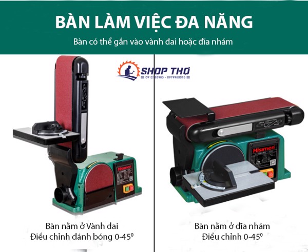 Máy Mài Nhám 2 Trong 1 Hisimen H4600