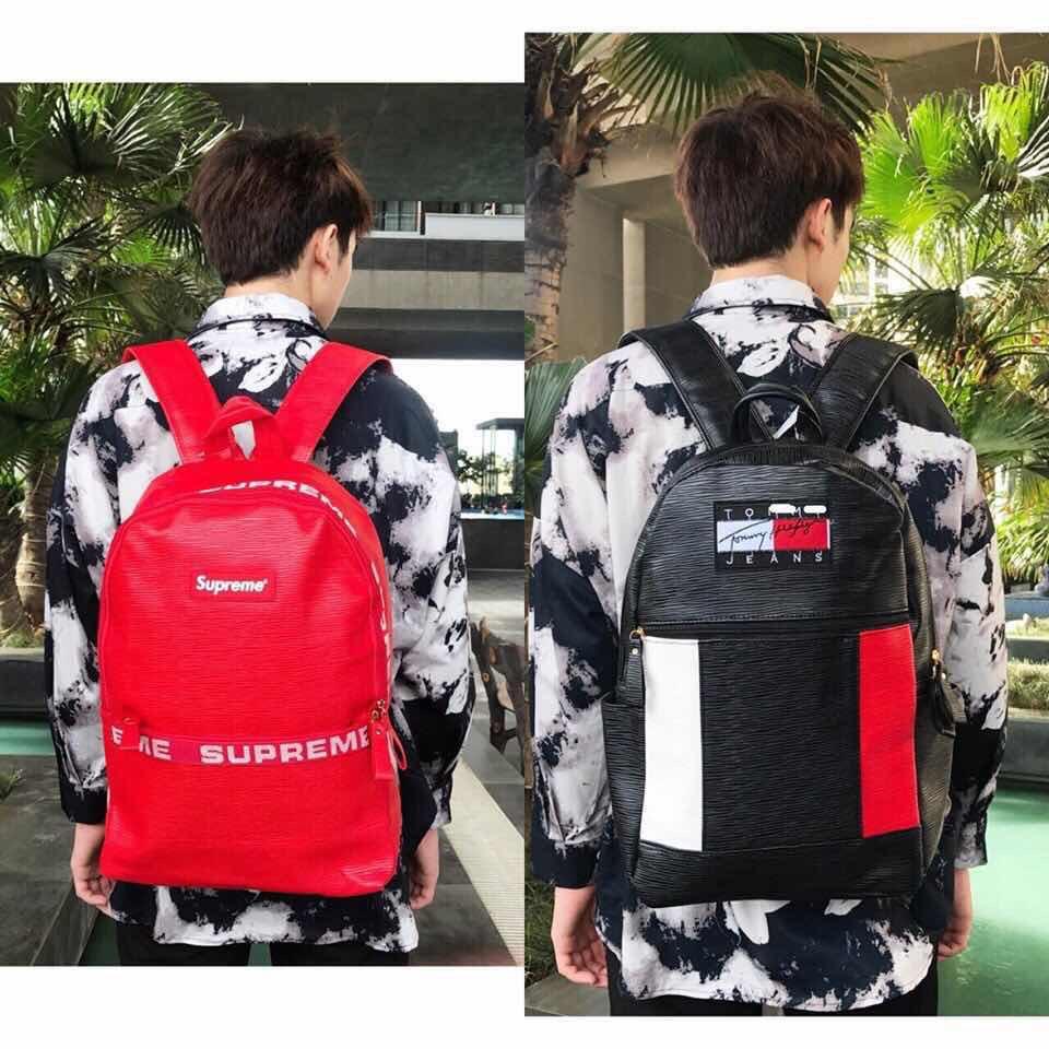 [HCM]Balo supreme da PU cao cấp LB48