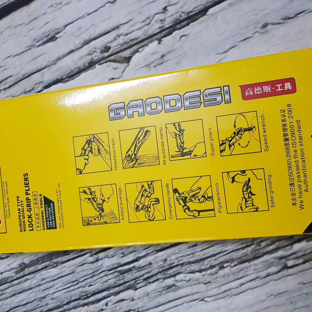 Kềm bấm kẹp chết gaodesi 10 /250mm