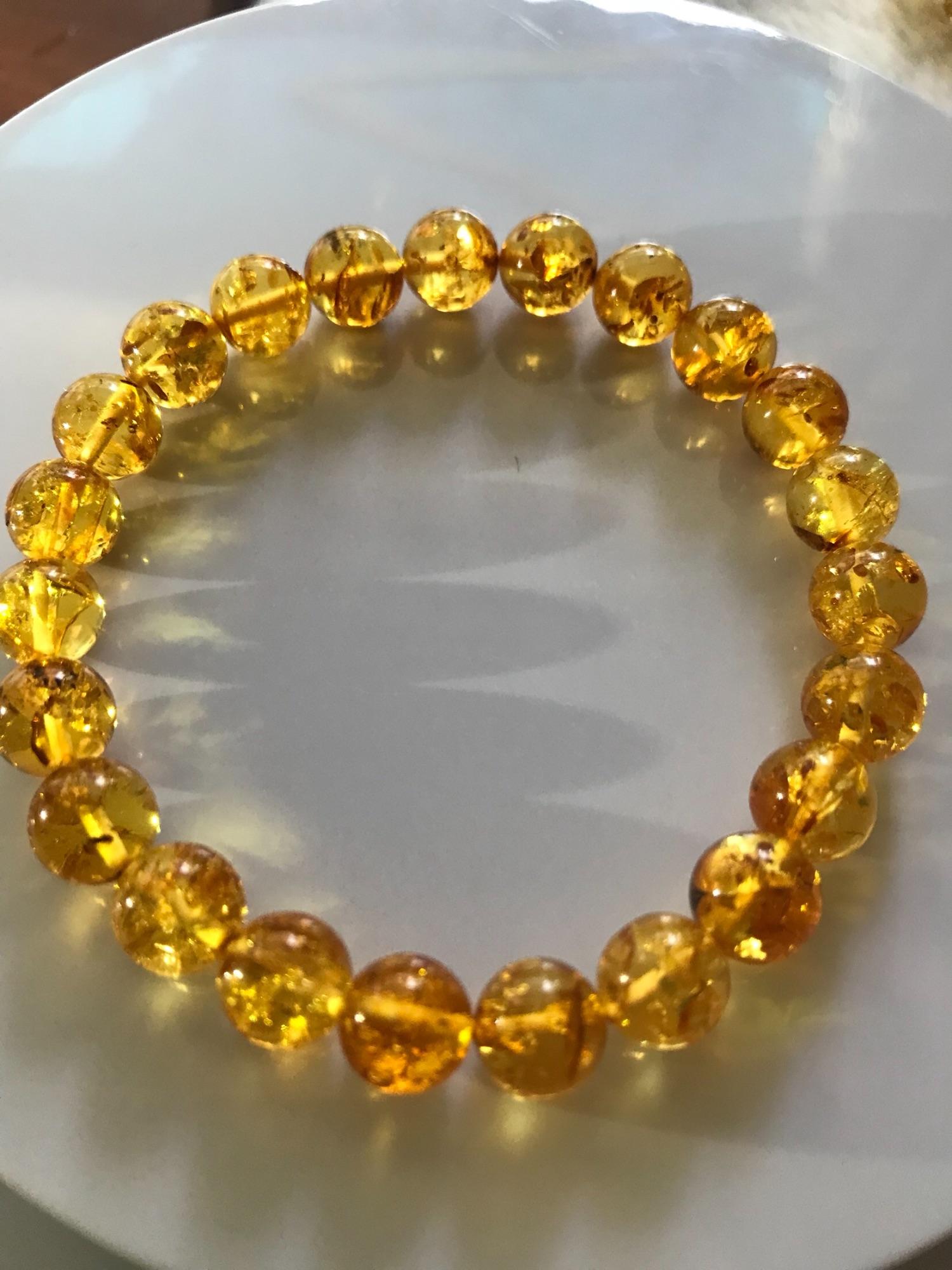 [HCM]VÒNG TAY HỔ PHÁCH TỰ NHIÊN TRANG SỨC CHUẨN VIP 8LY MÀU VÀNG SANG TỐT PHONG THUỶ NỮ MỆNH KIM THỔ THUỶ 1499k