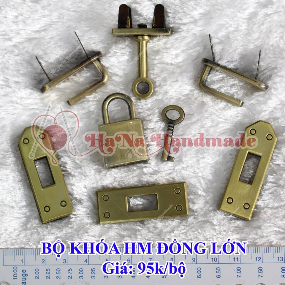 Bộ khóa túi xách HM lớn (105k/set)