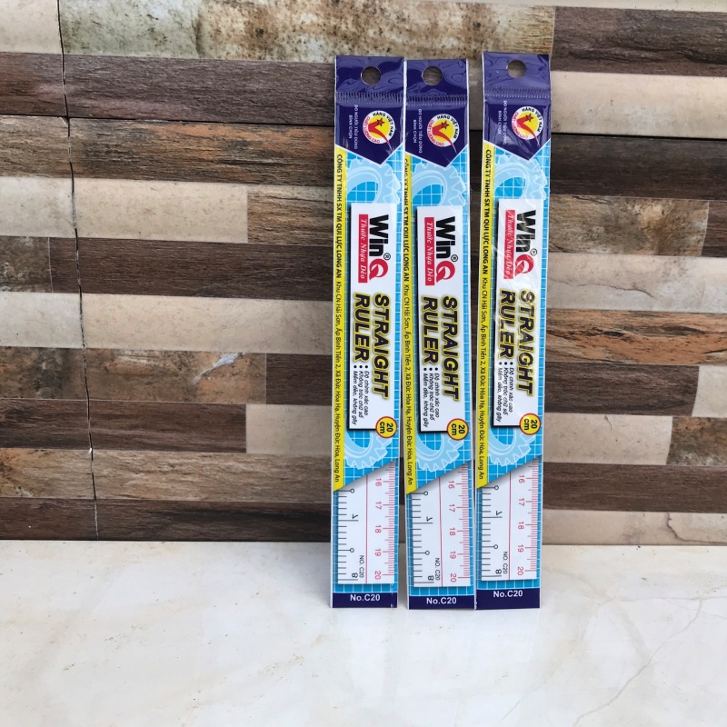Thước dẻo win 15cm 20cm 30cm [Kho sỉ HCM: NHÀ SÁCH - VPP BẢO HÂN]