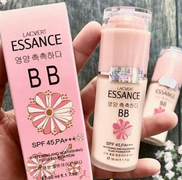 Kem nền makeup che khuyết điểm essance bb lacvert spf45+++50ml
