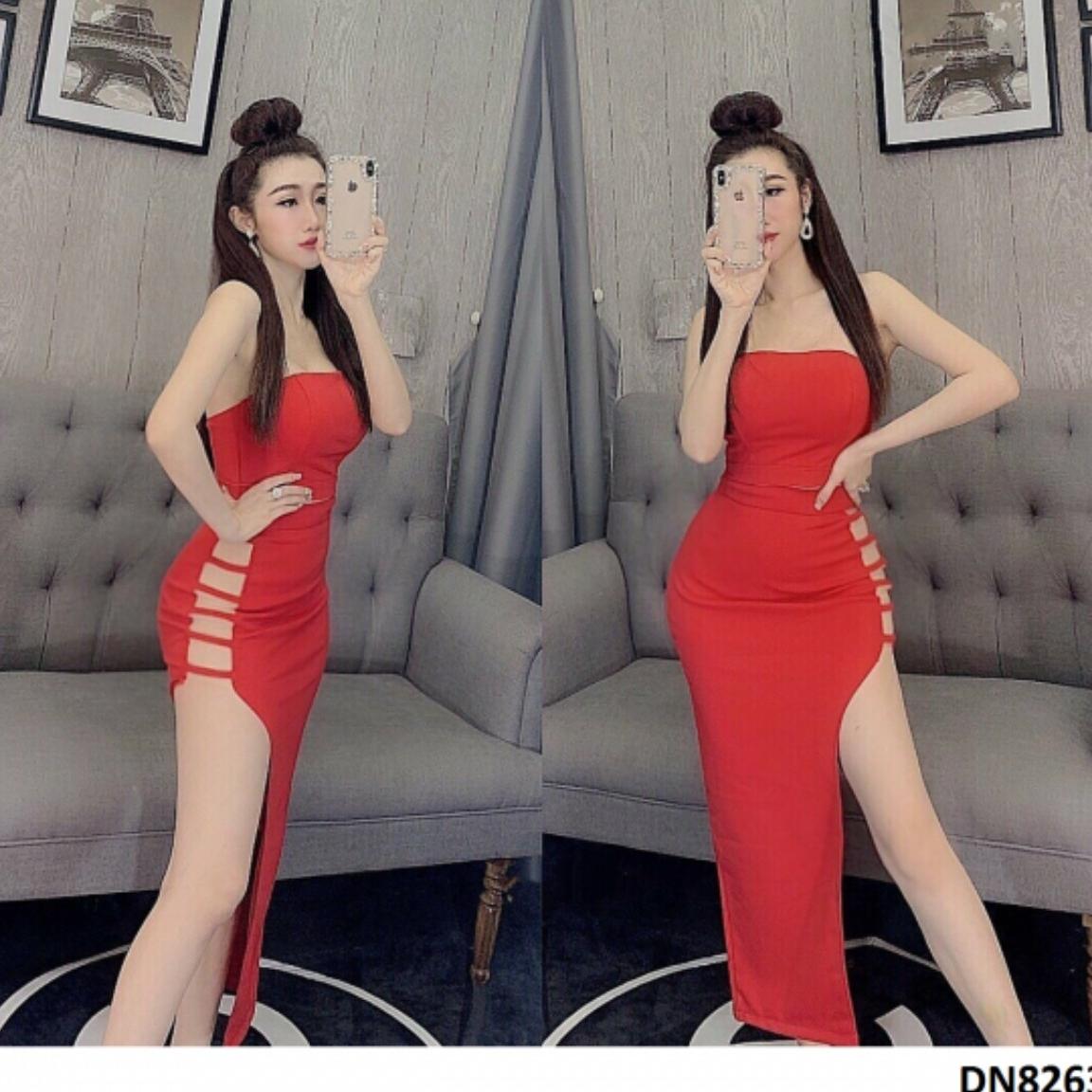Đầm body maxi cúp ngực  sexy