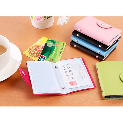 Ví da 24 đựng thẻ ngăn ATM, Card Visit, CMND...