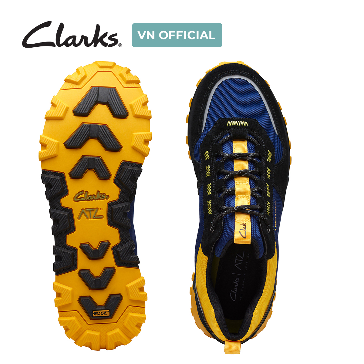 Giày Sneaker Da Lộn Nam Clarks - ATLTrekWalkWP