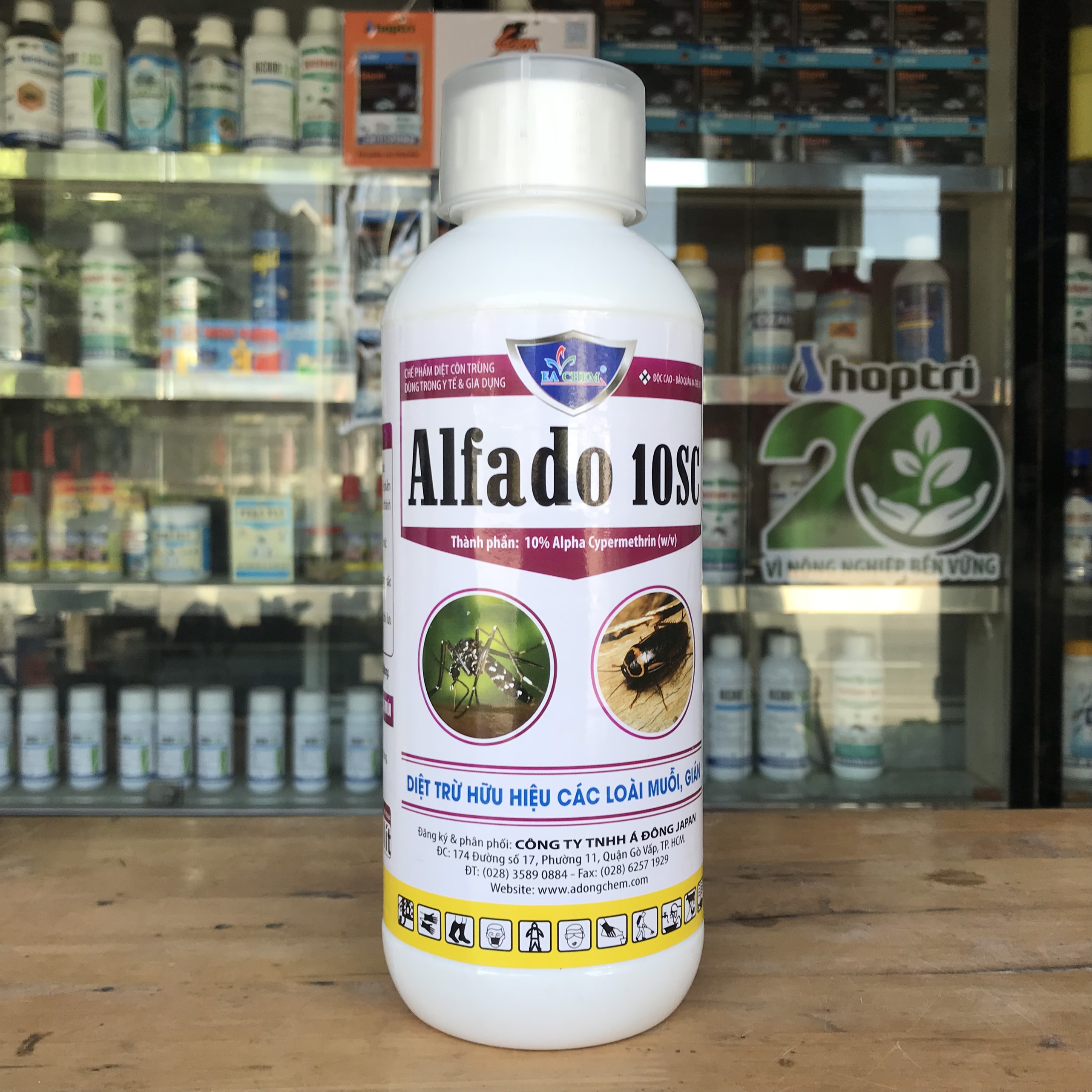 Thuốc diệt muỗi và côn trùng ALFADO 10SC - 1 lít