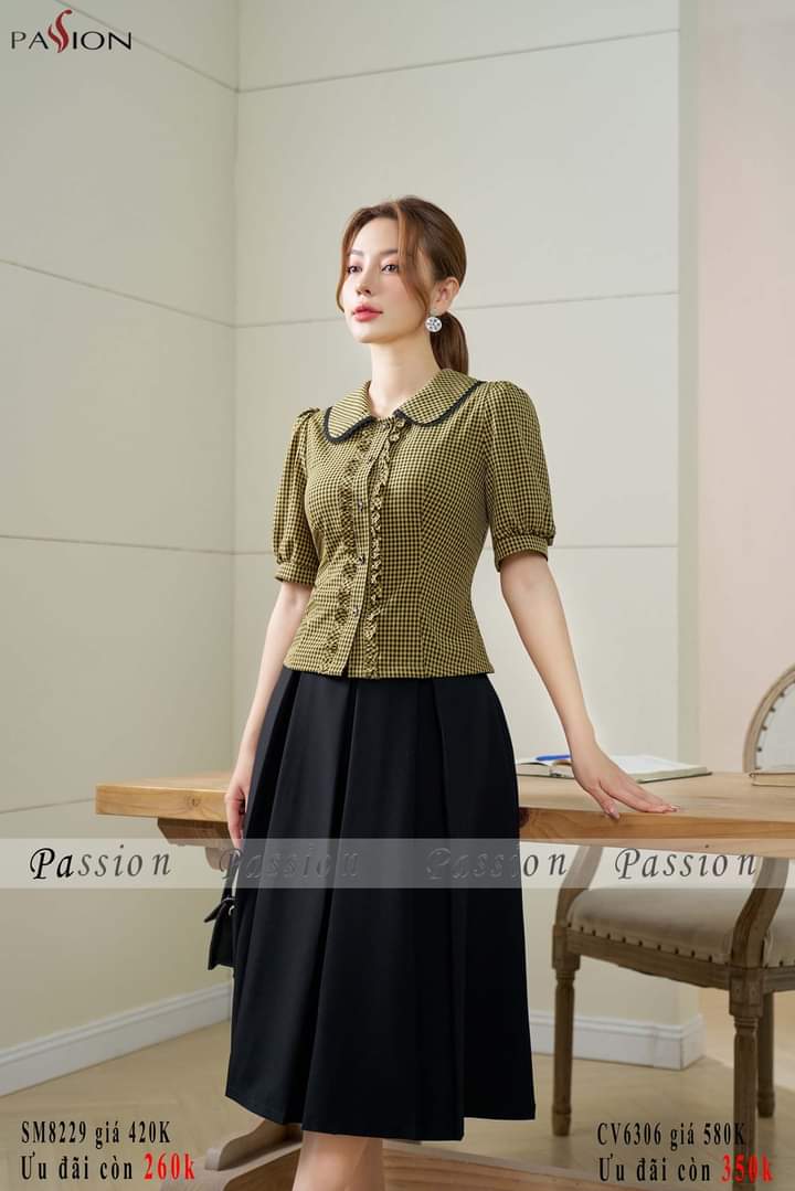 ÁO KIỂU THANH LICH A0077