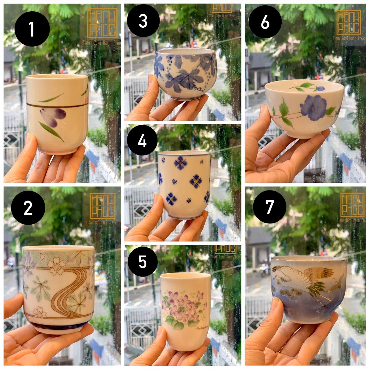 Japanese ceramic cup (20.000đ each)