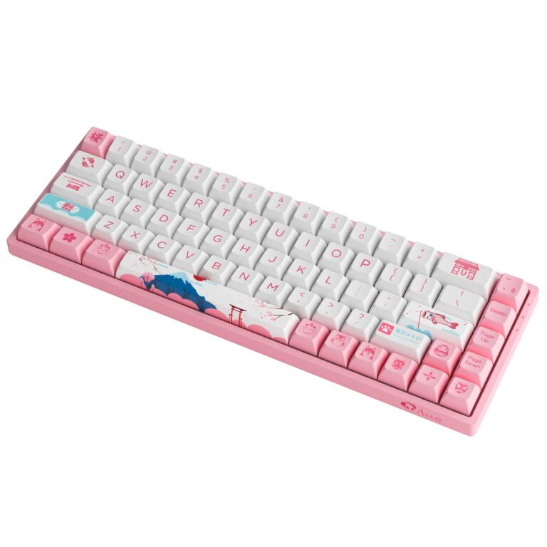 Bàn phím cơ AKKO 3068B Plus World Tour Tokyo R2 (Bluetooth 5.0 / Wireless 2.4Ghz / Hotswap / Foam tiêu âm / AKKO CS Jelly Pink)