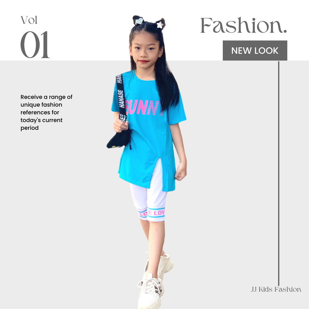 Baby girls clothing set simple T-shirt sunny clothes set | freeship Max-JJ kids fashion