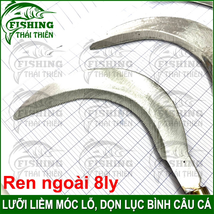 Lưỡi Liềm Cắt Cỏ Dọn Lục Bình Móc Lỗ Câu Cá