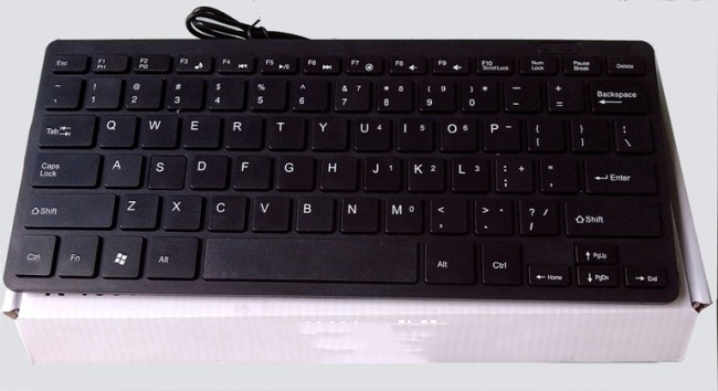 Bàn Phím Máy Tính Mini Siêu Mỏng Có Dây