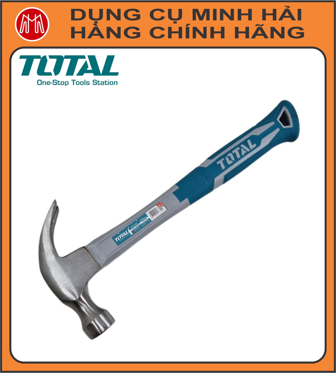 Búa nhổ đinh cán nhựa total thts7308, tht73166