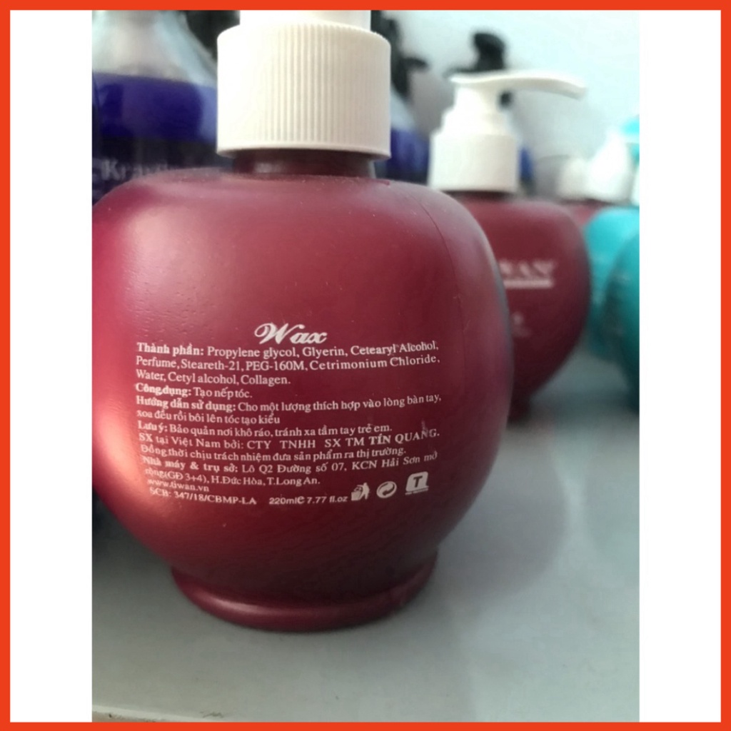 wax tạo nếp tó tiwan 220ml