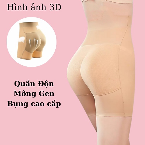 Quần độn mông su gen bụng- Quần nâng mông chất su mát mịn