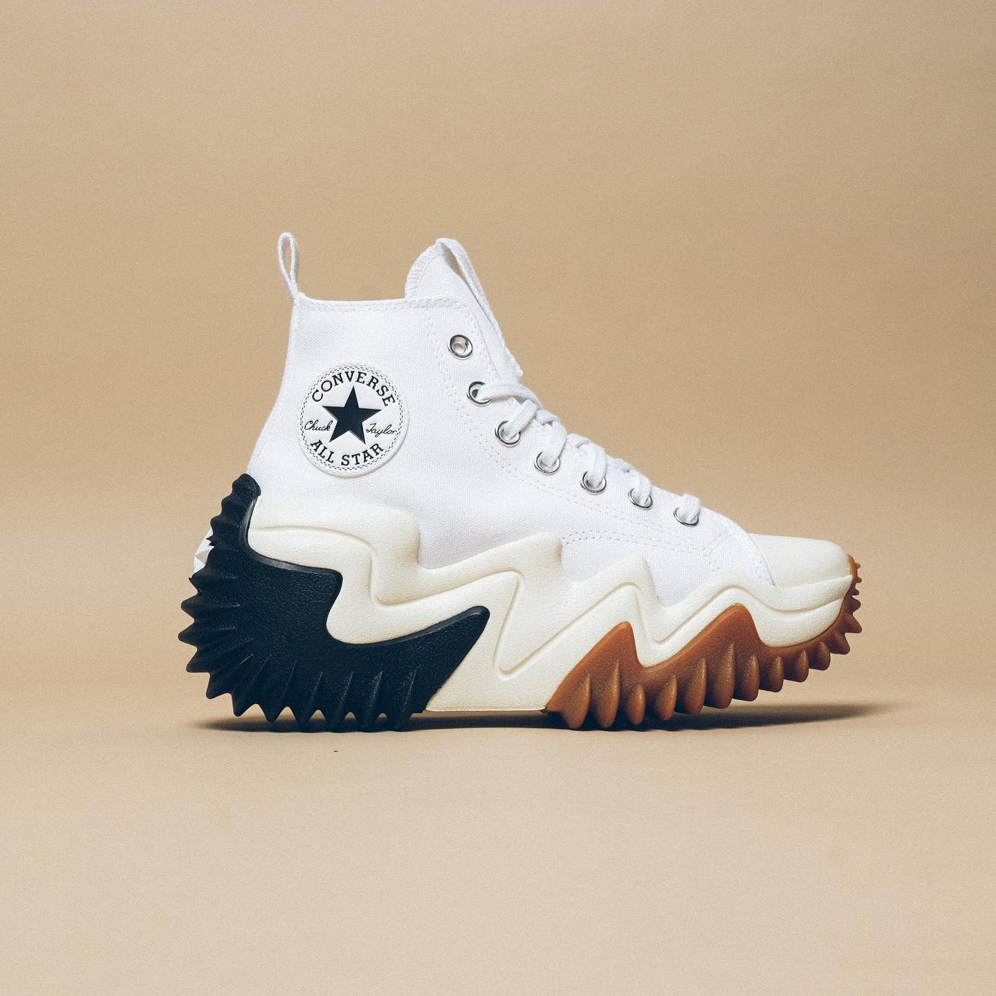 Giày Sneaker Converse run motion cao cổ màu trắng ( Full box+ tặng túi converse + bill + Tất)