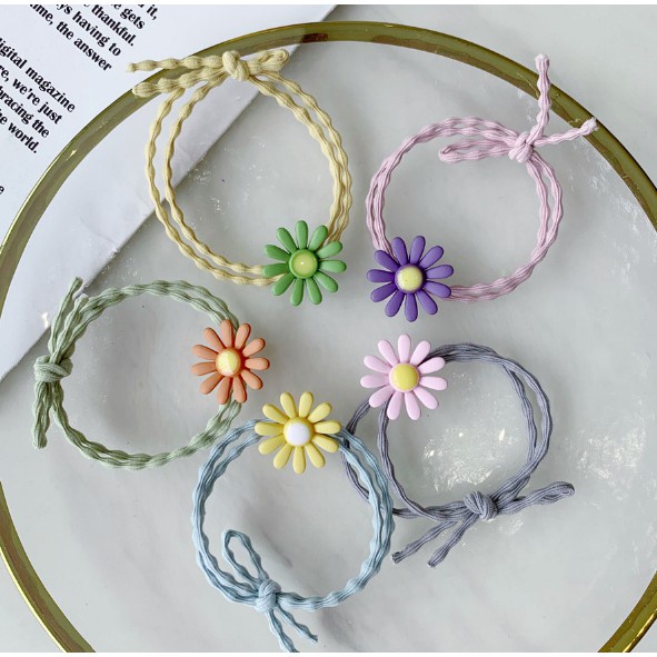 Chun buộc tóc Daisy hoa cúc hoa mai loại đẹp