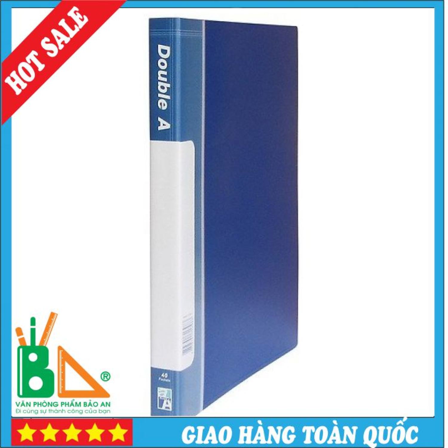 File Đựng Tài Liệu A4 Double A 40 Lá Siêu Bền