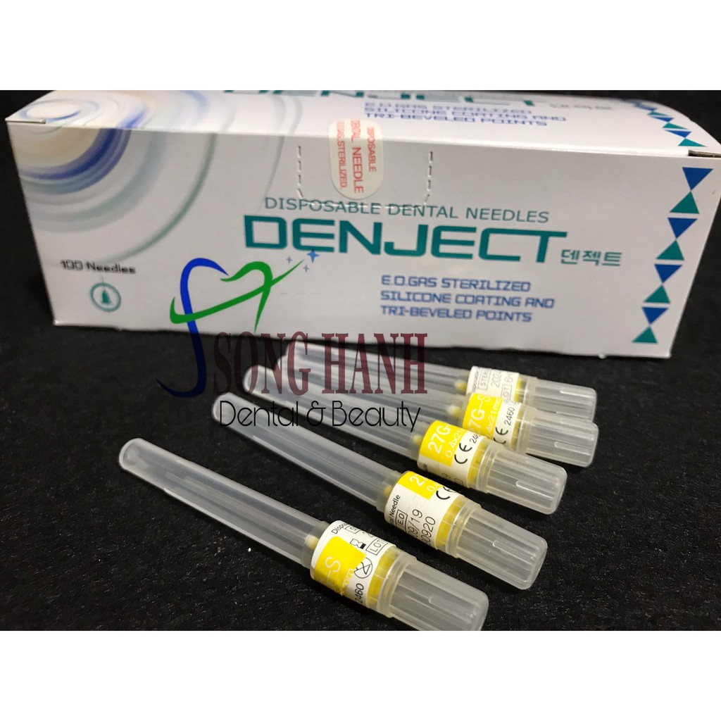 Kim nha khoa Denject Hàn Quốc (Hộp 100 cái)