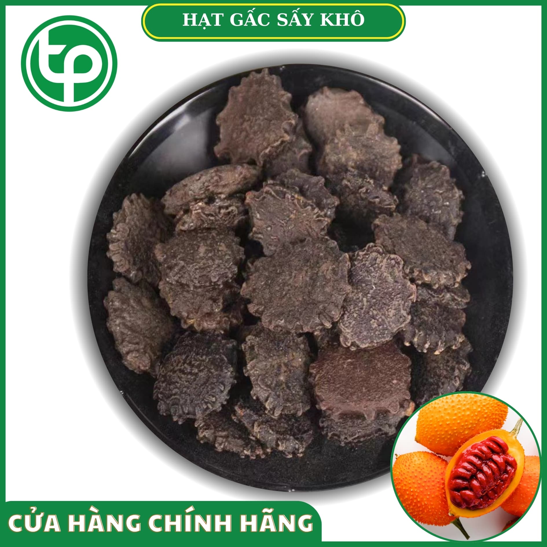 Hạt gấc khô 1kg - Thảo Dược Tấn Phát