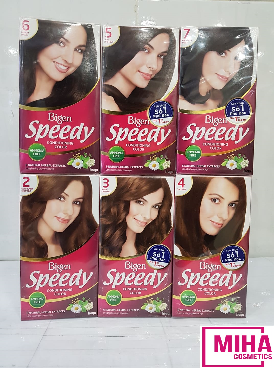 Thuốc Nhuộm Tóc Phủ Bạc Bigen Speedy Color Cream