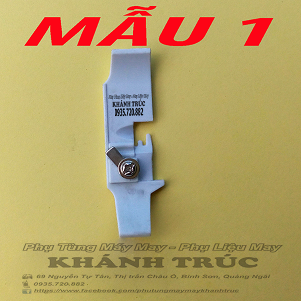 MẪU 1 - Đế nhựa Chân vịt máy vắt sổ công nghiệp 4 ống chỉ siruba, pegasus…