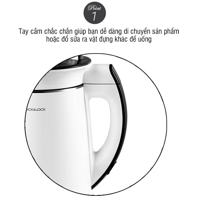 Máy Làm Sữa Đậu Nành Lock&Lock EJS226 (1.3 Lít) - Hàng Chính Hãng