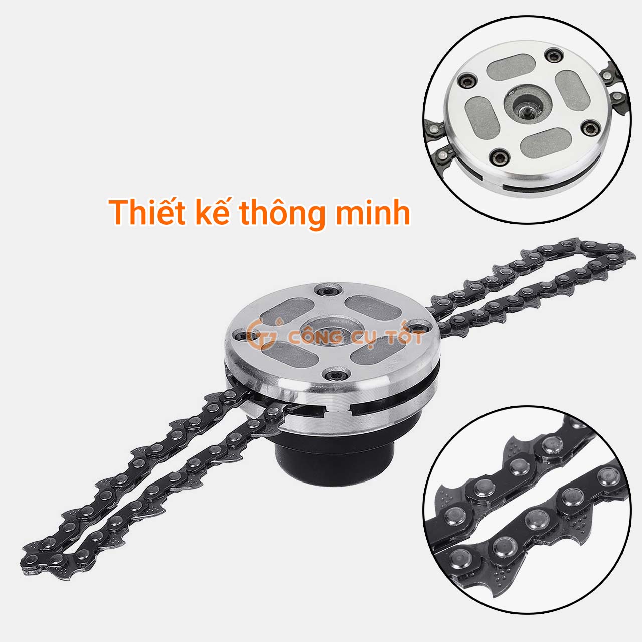 Lưỡi cắt cỏ xích, lưỡi cắt tận gốc