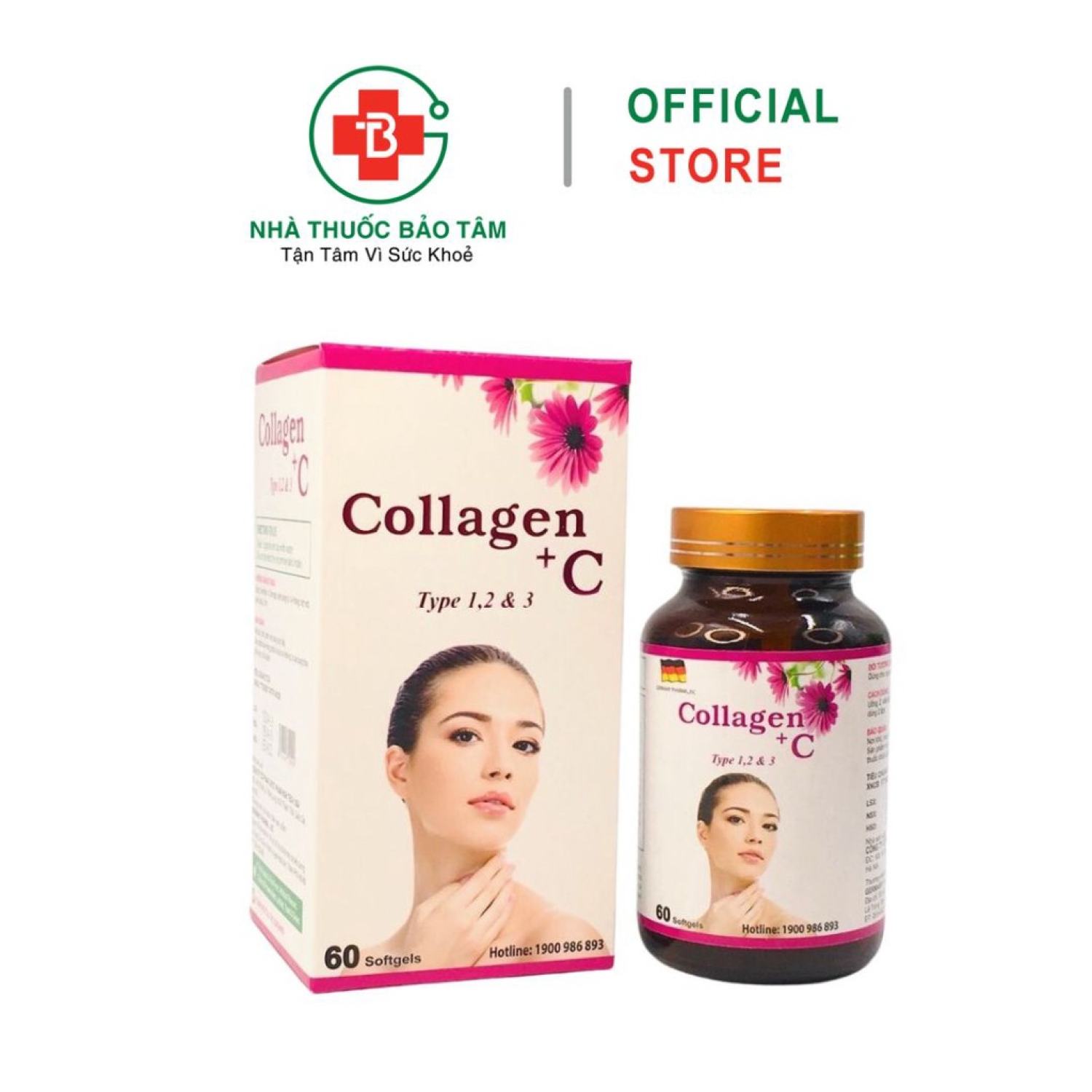 Viên uống đẹp da giảm lão hóa Collagen C vitamin e giúp da sáng ...