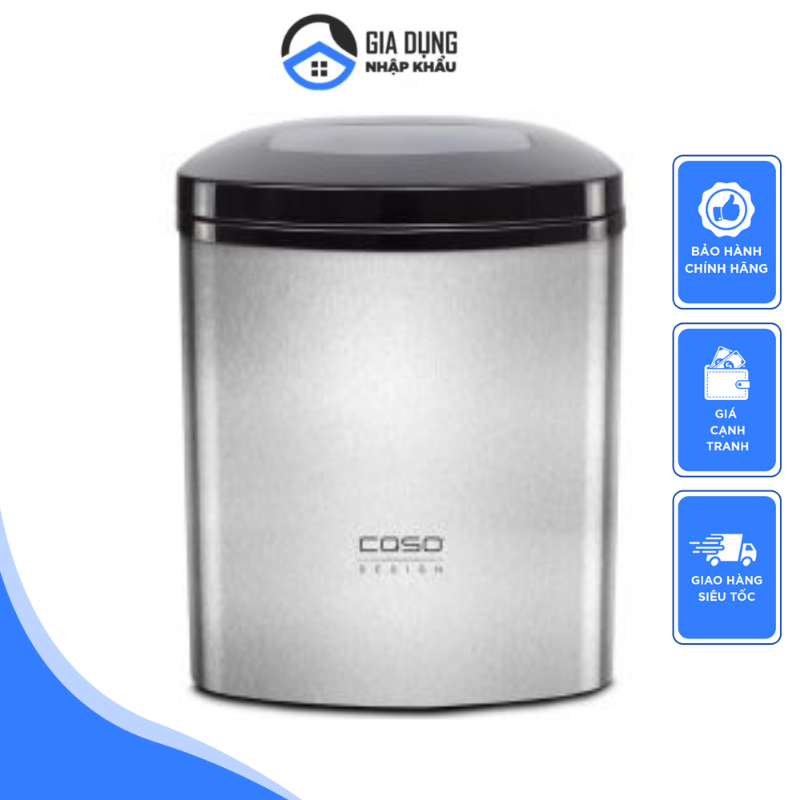CASO IceMaster Pro Ice cube maker - 2 ice Sizes - Stainless steel Produces 500g ice cubes/h