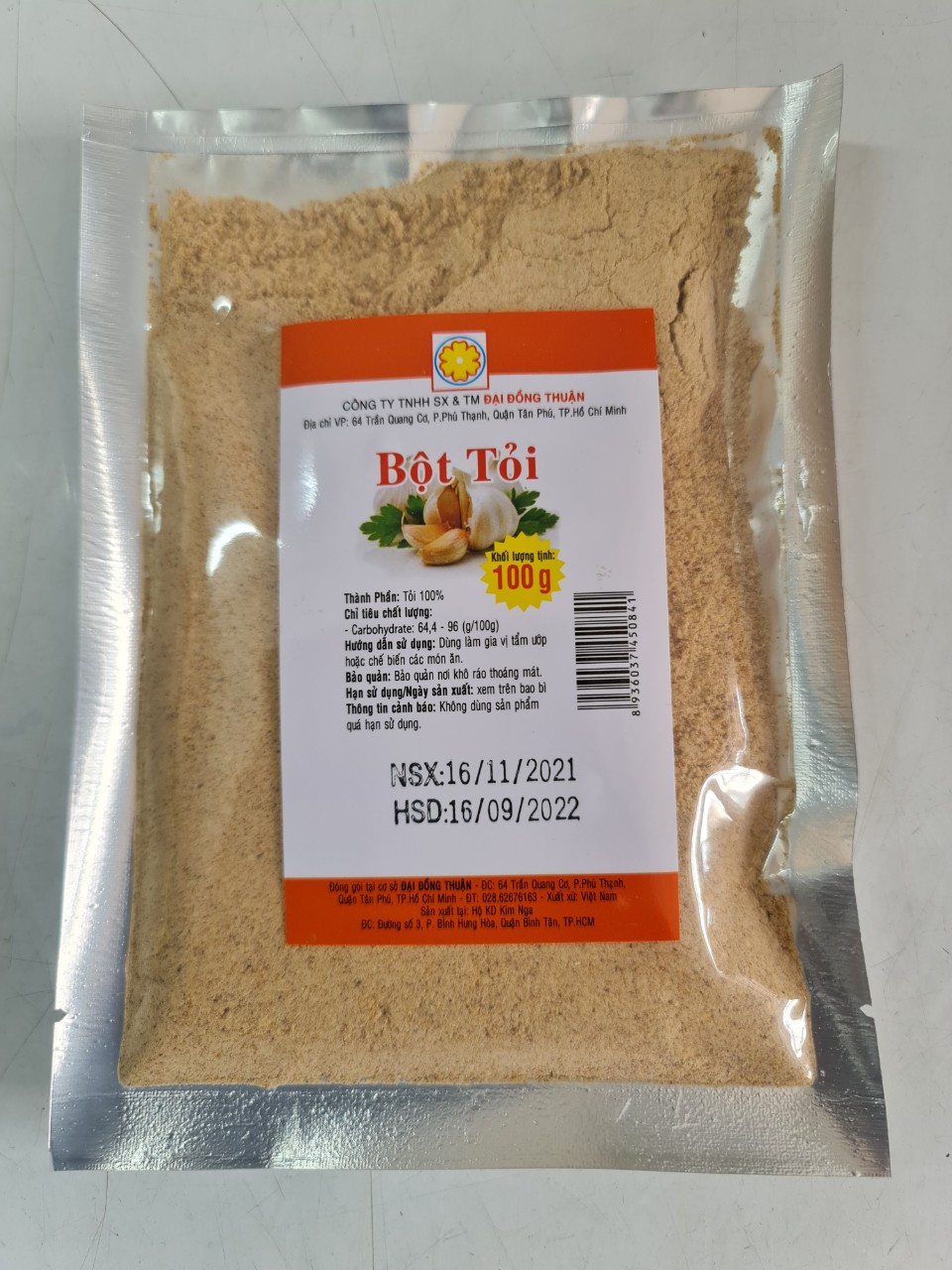 [100g] BỘT TỎI [VN] ĐẠI ĐỒNG THUẬN Garlic Powder (bph-hk)