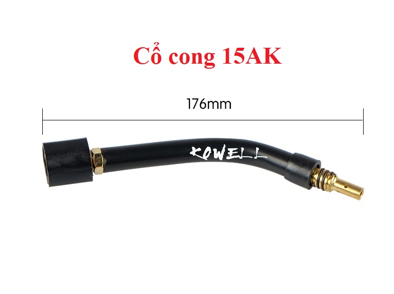 Cổ cong mỏ hàn mig 15AK
