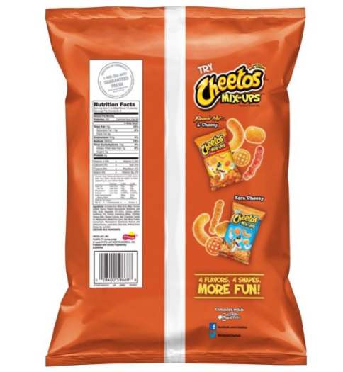 Cheetos – many industrial sized bags, $65 per bag supposedly – Buffet o'  Blog