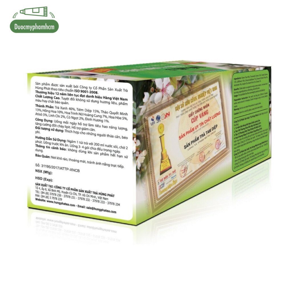 [HCM]TRÀ TAM DIỆP THẾ HỆ 2 - Thương Hiệu Hùng Phát