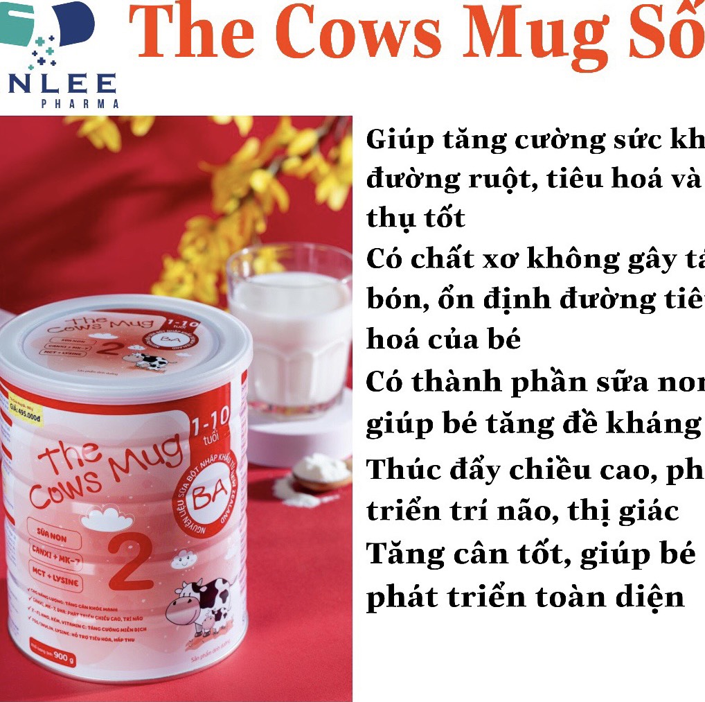 [HCM]Sữa The Cows Mug số 2 (1 - 10 tuổi) Giúp bé phát triển toàn diện