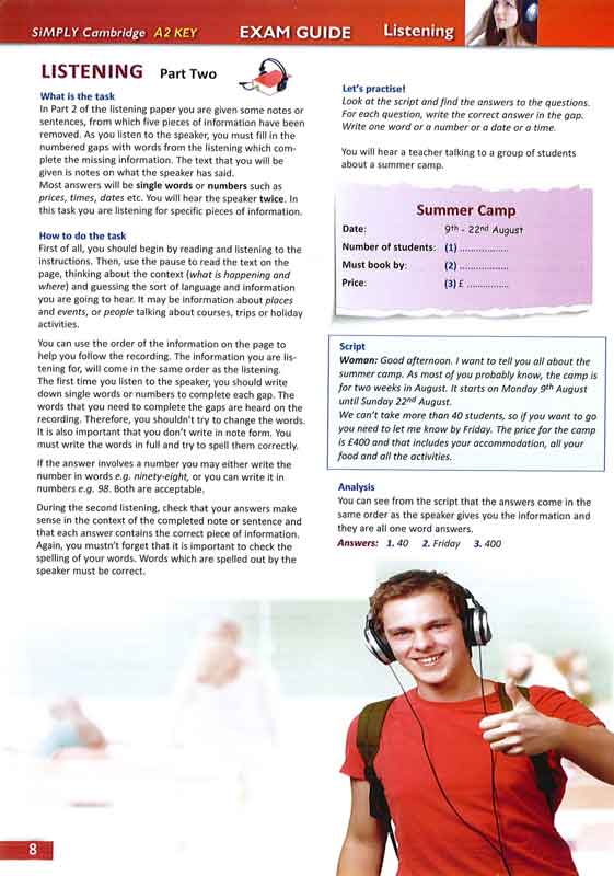 [Sách] Simply A2 Key for Schools – 8 Practice Tests From 2020 & Answers