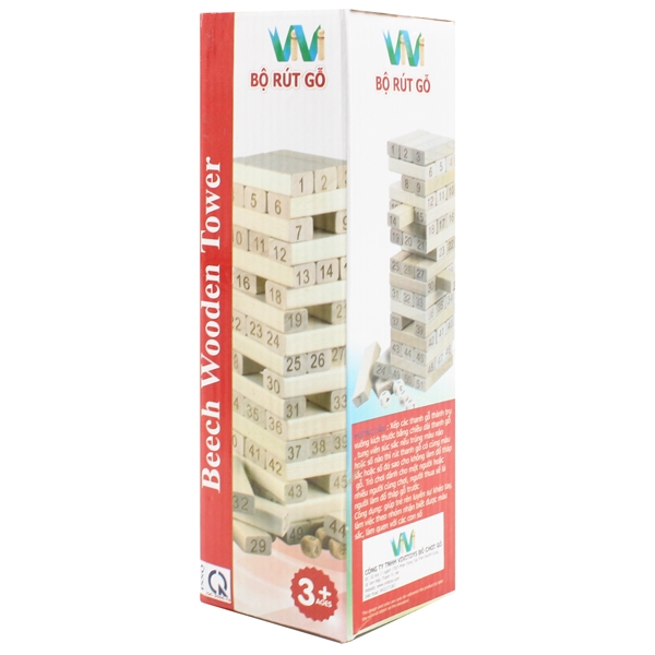 Đồ Chơi Rút Gỗ ViVi 368 (51 Chi Tiết)