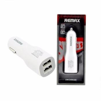 Tẩu Sạc Xe Hơi Remax 2 Cổng Usb 5V 1A, 5V 2.1A Tiện Lợi Dễ Sử Dụng