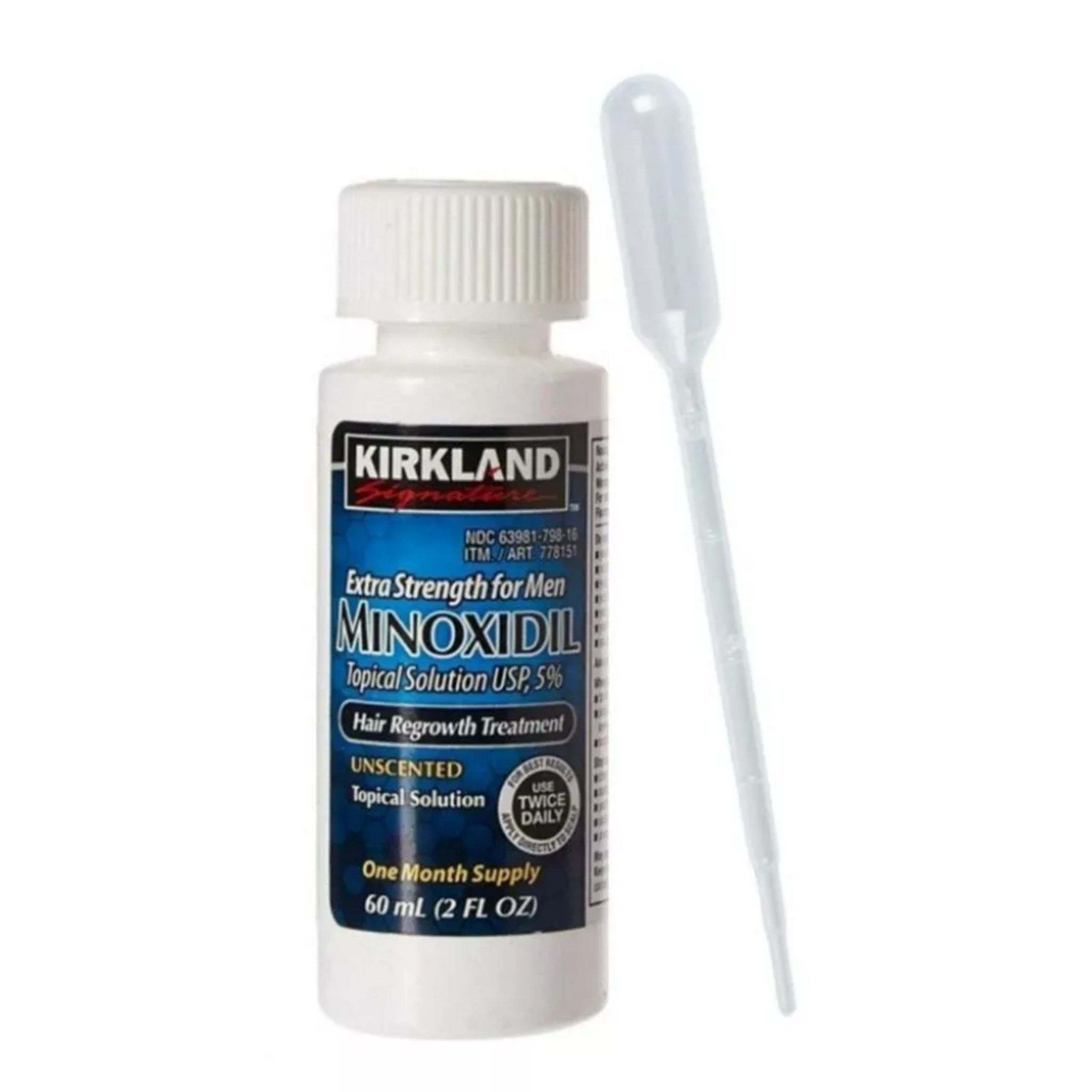 [Chính Hãng] Dung Dịch Minoxidil 5% Kirkland Mọc Râu, Tóc Mỹ 60ml
