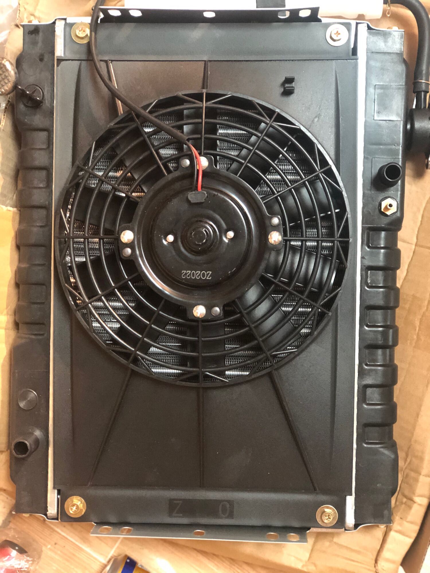 Bộ Két và quạt lớn xe ba gác xe ba bánh