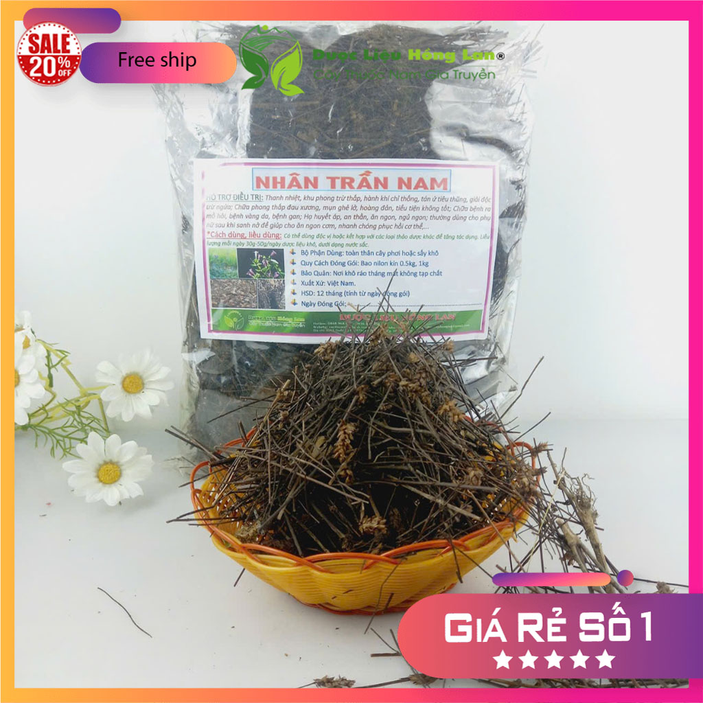 ✅ 1kg Cây Nhân Trần Nam khô sạch