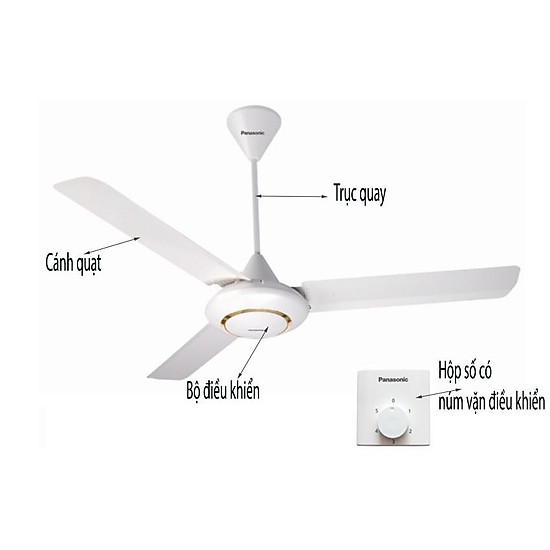 Quạt trần 3 cánh Panasonic F-60MZ2 - Chính Hãng