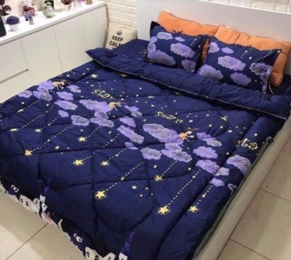 Set 5 Món Vỏ Chăn Ga Gối Cotton Poly
