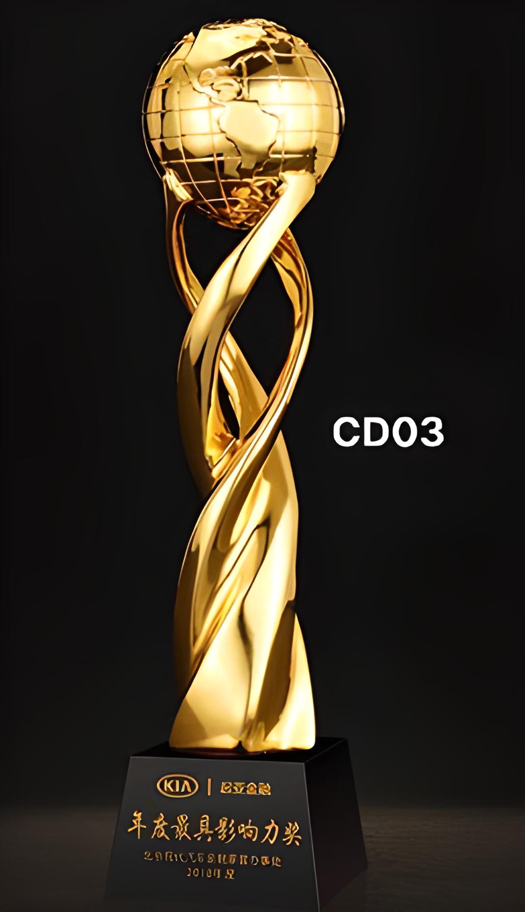 Cúp lưu niệm, cúp vinh danh chất liệu đá tinh xảo