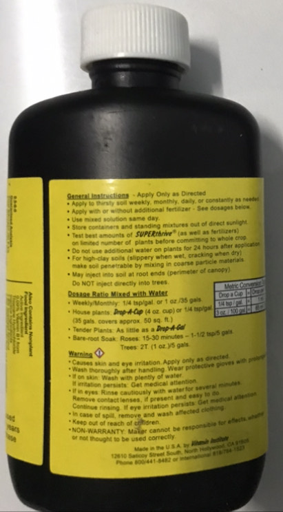 Tăng trưởng cho lan Super thrive 60ml