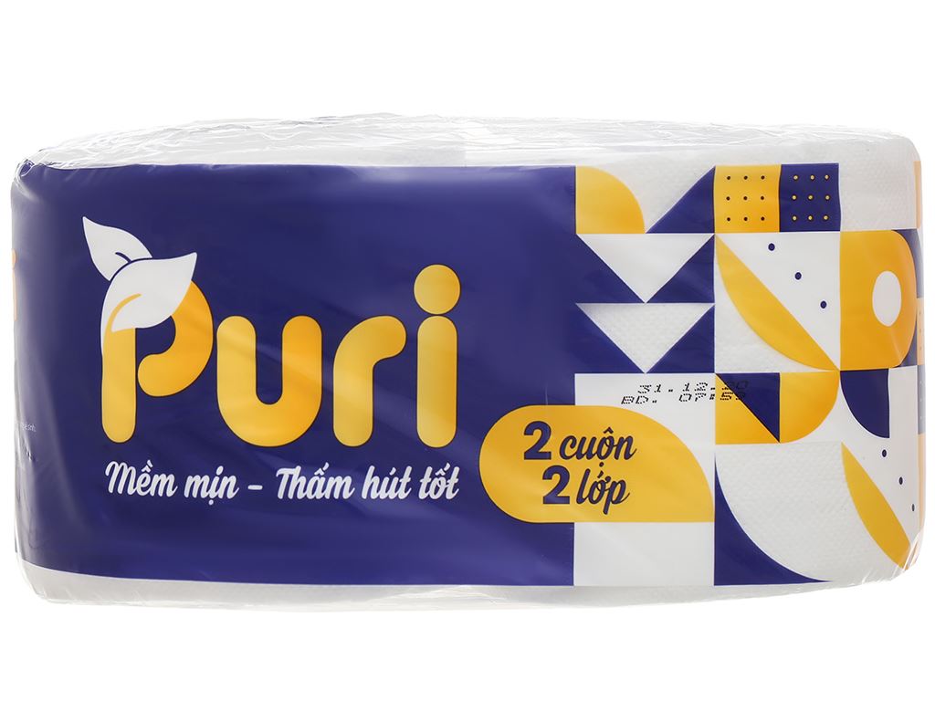 ( HA NOI ) 2 cuộn giấy vệ sinh Puri 2 lớp