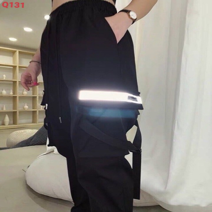 [ MẶC LÀ THÍCH ]  Quần Jogger Kaki nam nữ phản quang Q077