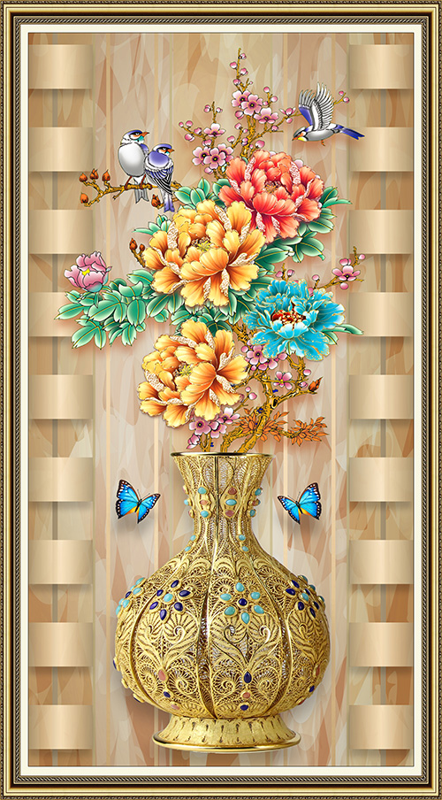 Tranh dán tường cửa sổ 3D VTC VT0049